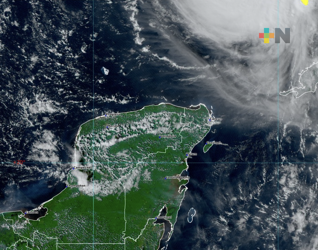Huracán «Rafael» se aproxima al estado de Yucatán